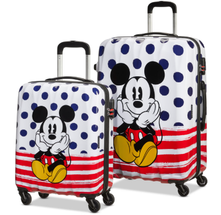 Disney Legends Dots 2-Piece Set – Carry-On + Large Spinner